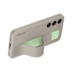 Capa Samsung Standing Com Fita S24 Cinzento Claro - Image 3