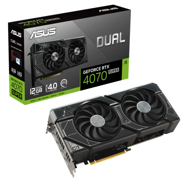 Placa Gráfica Asus Dual GeForce RTX 4070 Super 12GB GDDR6X