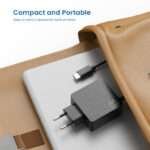 Carregador Ewent EW3979 USB-C Wall Notebook Charger + 1-Porta USB-A PD 45W Preto - Image 3