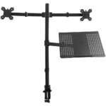 Suporte de Monitor Duplo + Portátil 1Life 13"/27" Articulado Preto - Image 3