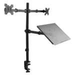 Suporte de Monitor Duplo + Portátil 1Life 13"/27" Articulado Preto - Image 2
