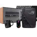 Bundle Asus ROG Crate Mochila 17.3" ROG BP1501G + Rato STRIX Keris + Tapete + Caneca + Stickers