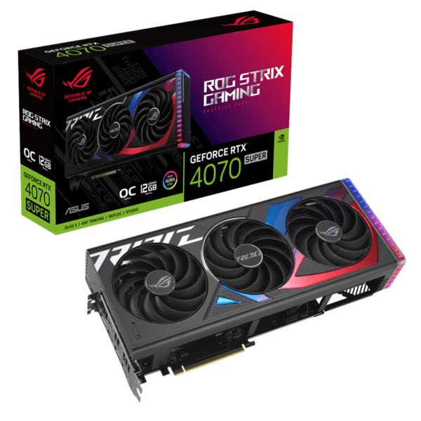 Placa Gráfica Asus Rog Strix GeForce RTX 4070 Super 12GB GDDR6X OC Edition