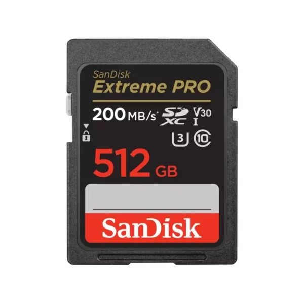 Cartão de Memória SanDisk Extreme Pro SDHC 512GB UHS-I Classe 10 U3 V30