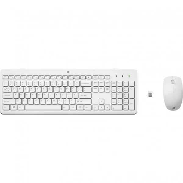 Conjunto HP 230 Rato e Teclado Wireless Branco