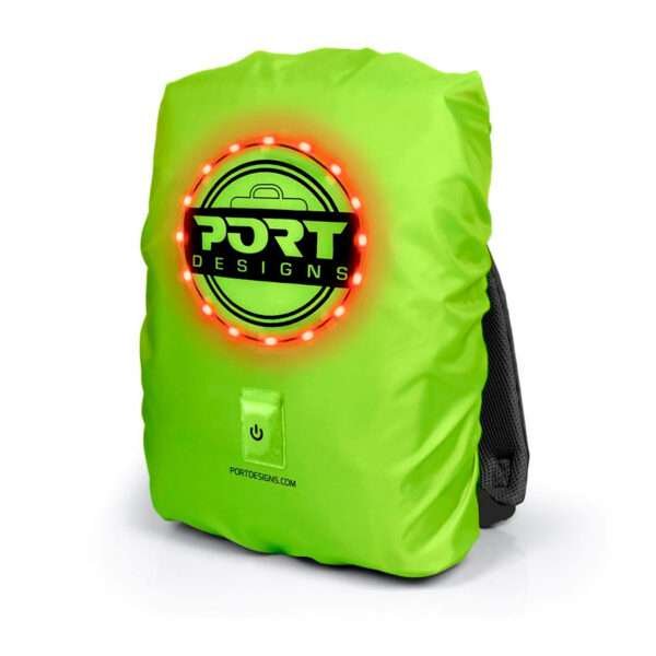 Capa Port Designs Be VISIBL Universal Raincover com LED