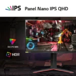 Monitor LG UltraGear 27GP850P-B 27" LED IPS QHD 165Hz 1ms FreeSync Premium - Image 4