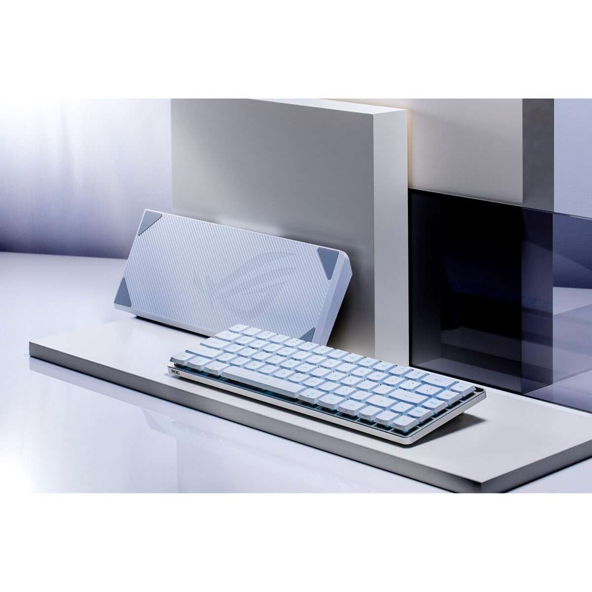 Teclado Mecânico Asus ROG Falchion 65% RX Low Profile RGB Wireless ROG RX Red US Branco - Image 4