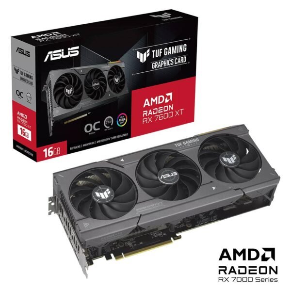 Placa Gráfica Asus Radeon RX 7600 XT TUF Gaming OC Edition 16GB GDDR6