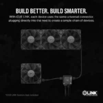 Ventoinhas Suplementares Corsair iCUE LINK RX120 Starter Kit 3 PWM Pretas - Image 6