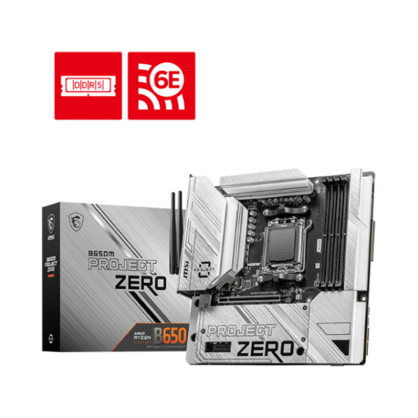 Motherboard MSI B650M PROJECT ZERO AM5