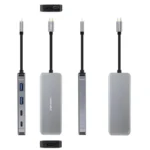 Hub Nanocable tipo C de acoplamento 2xUSB/ 1xHDMI 4K/ 2xUSB tipo C/ 1xUSB tipoC - Image 3