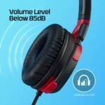 Headset HyperX Cloud Mini Wired Gaming Preto/Vermelho - Image 2