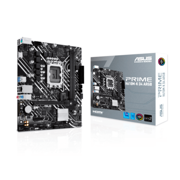 Motherboard Asus Prime Micro-ATX H610M-K D4 ARGB