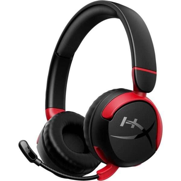 Headset HyperX Cloud Mini Wireless Gaming Preto/Vermelho