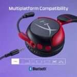Headset HyperX Cloud Mini Wireless Gaming Preto/Vermelho - Image 2