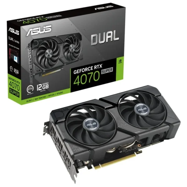 Placa Gráfica ASUS Dual GeForce RTX 4070 SUPER EVO 12GB GDDR6X DLSS3