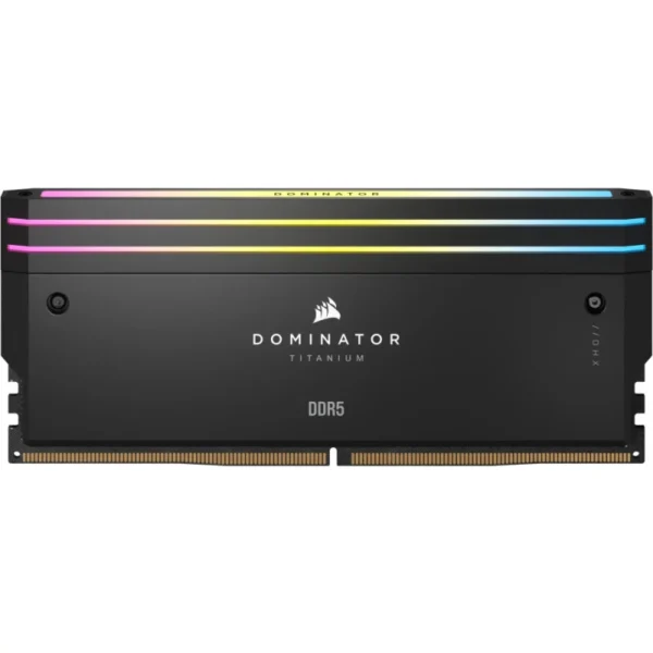 Memória Ram Corsair Kit 32GB (2 x 16GB) DDR5 7000MHz Dominator Titanium RGB Black CL34