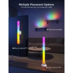 Barras de luz LED Govee WiFi/Bluetooth RGBIC para TVs de 45"-70" - Image 2