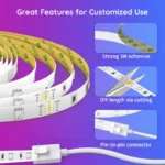 Tira de luz Govee H6110 Tira LED RGB Smart WiFi + Bluetooth 10m - Image 2
