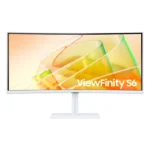 Monitor Samsung 34" 4K Ultra HD LED VA Ultrawide Curvo 100Hz 5MS Branco