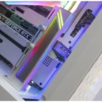 Suporte para Placa Gráfica Mars Gaming MCA-GCB ARGB Compatibilidade Universal Prateado - Image 2