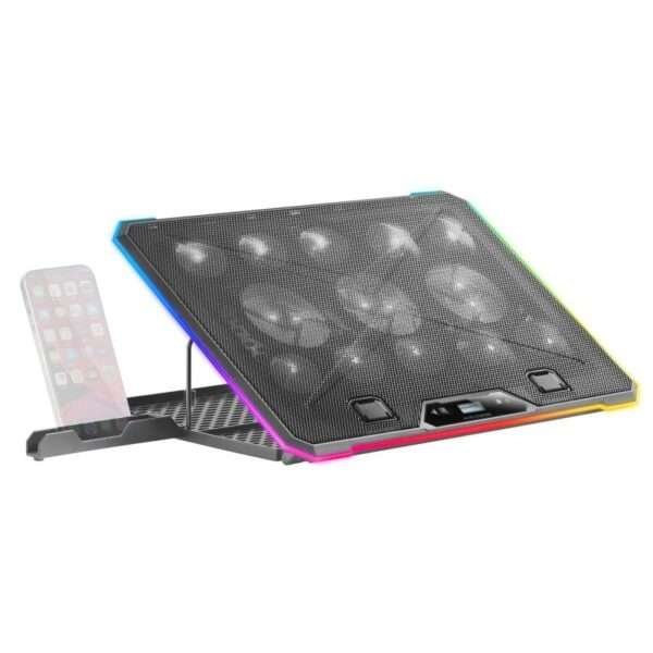 Base de refrigeradora e suporte Argb Mars Gaming Mnbc13 para portáteis até 17”