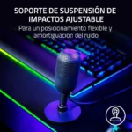 Mini Microfone de Condensador para Streaming Razer Seiren V3 Rosa - Image 3