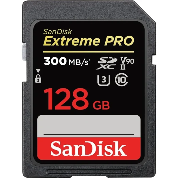 Cartão de memória SanDisk Extreme PRO 128 GB SDXC UHS-II Classe 10