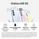 Smartphone Samsung Galaxy A55 5G 6.6" 8GB 128GB Dual SIM IceBlue - Image 7