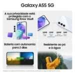 Smartphone Samsung Galaxy A55 5G 6.6" 8GB 128GB Dual SIM IceBlue - Image 6