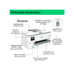 Impressora Jato de Tinta HP OfficeJet Pro 9720e Multifunções (Impressão, Cópia, Digitalização), A3 Wireless - Image 3
