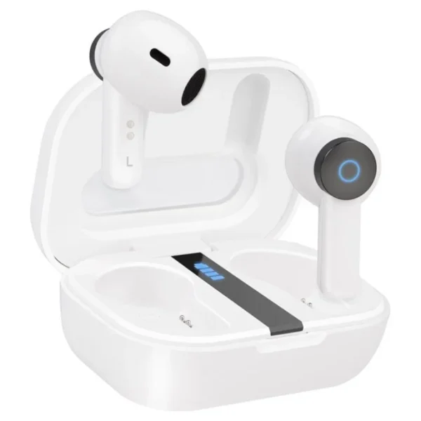 Auriculares Bluetooth TooQ Bender com caixa de Carga Branco