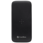 PowerBank CoolBox Qi 10000mAh PD 3.0 com Carga Sem Fios Preto