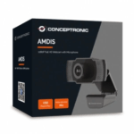 Câmara AMDIS 1080P Full HD Webcam com Microfone e Foco Ajustável - Image 2