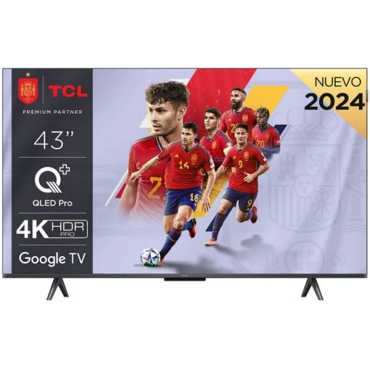 Televisão TCL 43C655 43" QLED UltraHD 4K Dolby Vision Google TV