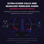 Auscultadores Sem Fios Bluetooth ANC Creative Zen Hybrid Pro Classic Pretos - Image 5