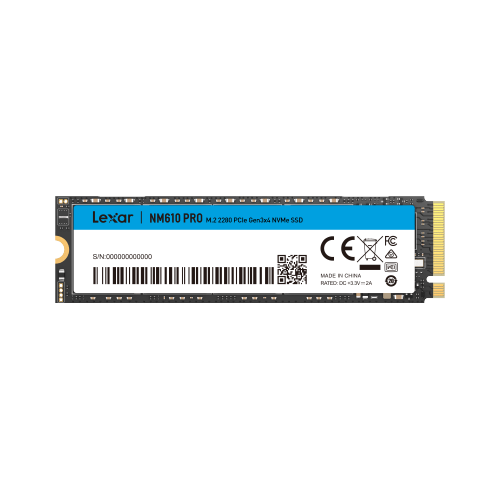 Disco SSD Lexar NM610PRO M.2 1 TB PCI Express 3.0 NVMe 3300R/2600W