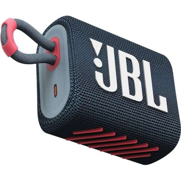 Coluna Portátil JBL GO 3 Bluetooth Azul Coral
