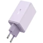 Carregador Baseus Gan6 Pro Fast Charger 2C+2U 65W EU Roxo - Image 2