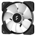 Ventoinha 120mm Fractal Design Aspect 12 RGB 2000RPM 4 Pinos PWM Black Frame/White Blades - Image 3