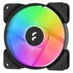 Ventoinha 120mm Fractal Design Aspect 12 RGB 2000RPM 4 Pinos PWM Black Frame/White Blades - Image 2