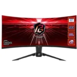 Monitor AsRock PG34WQ15R2B 34" LED UWQHD 165Hz FreeSync Premium Wifi Curvo
