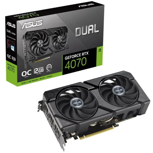 Placa Gráfica ASUS Dual GeForce RTX 4070 EVO OC Edition 12GB GDDR6X DLSS3