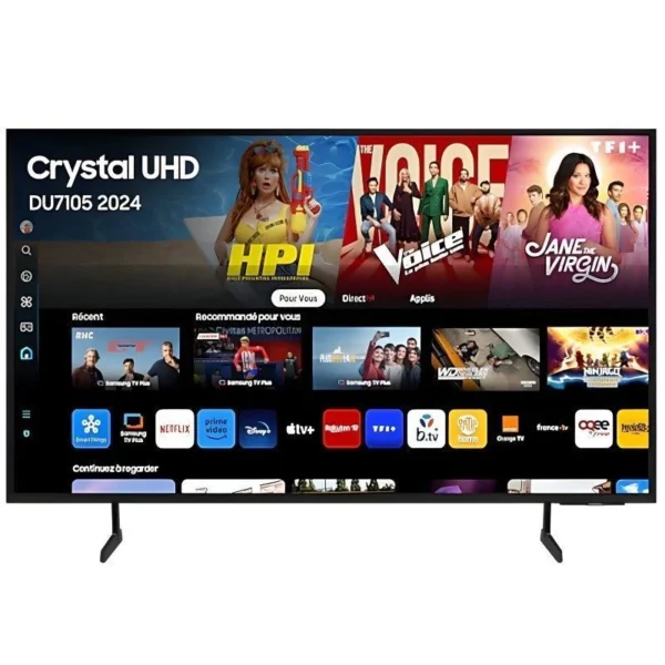 Televisão Samsung Crystal UHD TU65DU7105 65" Ultra HD 4K Smart TV WiFi