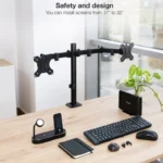 Suporte para 2 monitores TooQ DB1802TN-B até 8kg - Image 3