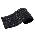 Teclado 2HIX Silicon Lavável e Flexivel USB Preto - Image 2