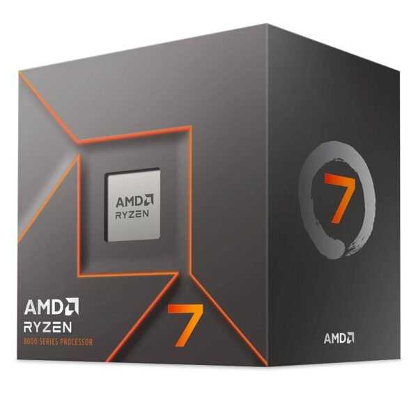 Processador AMD Ryzen 7 8700F "Zen 4" 8-Core 4.1GHz c/ Turbo 5.0GHz 24MB Cache SktAM5