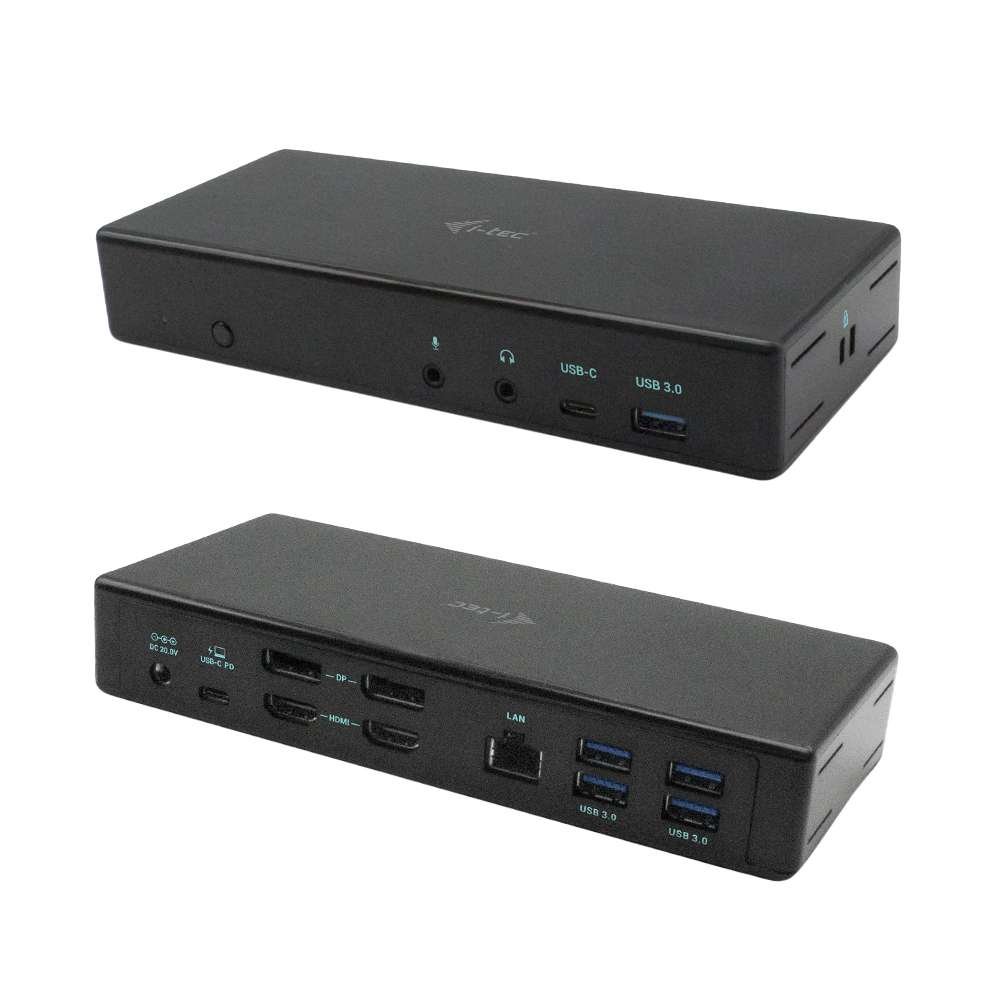 Docking Station i-tec USB-C 4x Display com alimentação até 85 W - s/Carregador