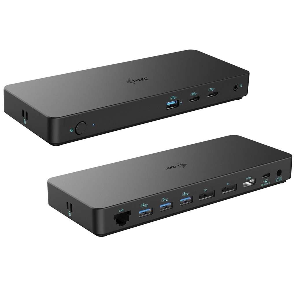 Docking Station i-tec USB-C 3x Display 4K Gen2 Pro com alimentação até 100W - s/Carregador